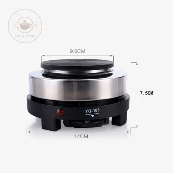 Bếp điện YQ-105 500W 220VAC 3 chế độ nhiệt có ngắt oan toàn - Ảnh 5
