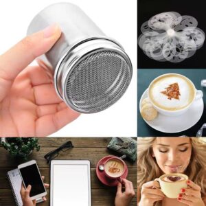 Lọ Rắc Bột Cà Phê, Cacao – Tạo Hình Latte Art Đẹp Mắt | Dụng Cụ Barista Chuyên Dụng