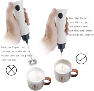 Máy Đánh Bọt Kem, Trứng, Sữa Có Pin – Tạo Bọt Siêu Mịn, Dễ Sử Dụng Tại Nhà