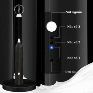 Máy Đánh Bọt Kem, Trứng, Sữa – Tạo Bọt Siêu Mịn, Dễ Sử Dụng Tại Nhà 3V, 5V