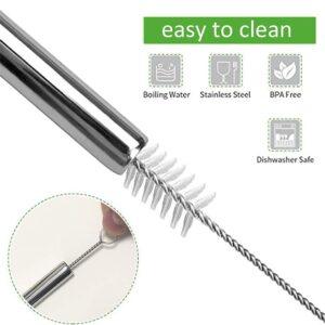 Ống Hút Inox 304 Có Ren Dài 21cm