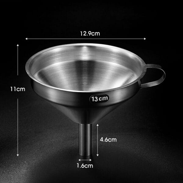 Phễu Inox 304 Nhà Bếp, Lọc dầu, Chất Lỏng, lọc Rượu Loại Lớn - Hình ảnh 7