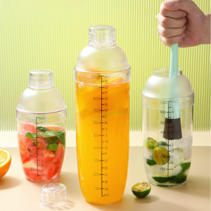 bình lắc nhựa quay tay, bình lắc cocktail, bình lắc trà sữa