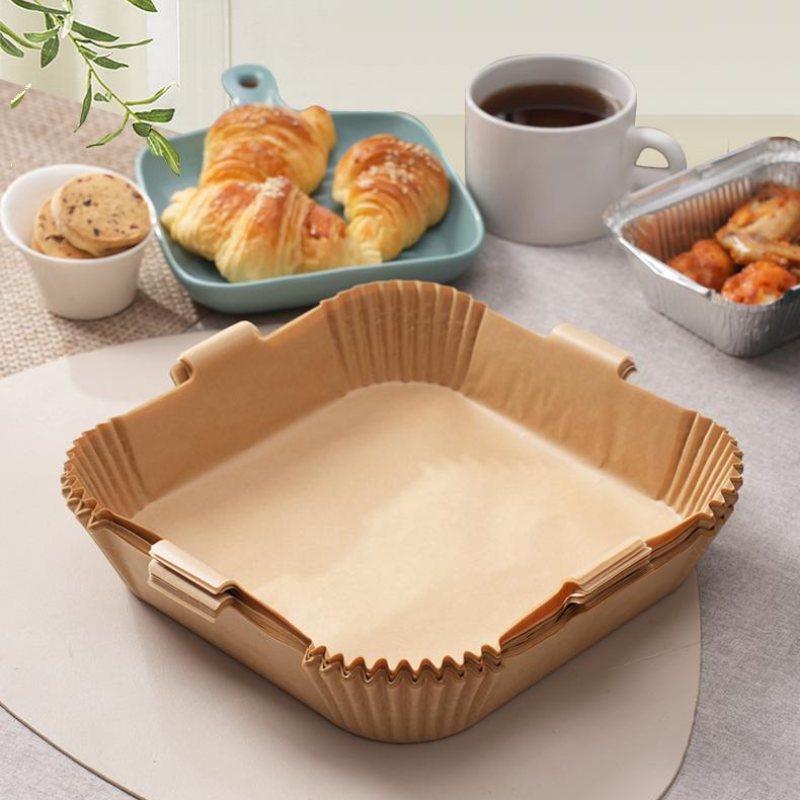 Giấy Lót Nồi Chiên Không Dầu, Giấy Lót Nướng (Set 100 Tờ) - Ảnh 5